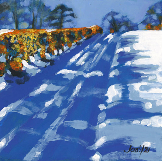 Elbridge Hedge in Snow II*