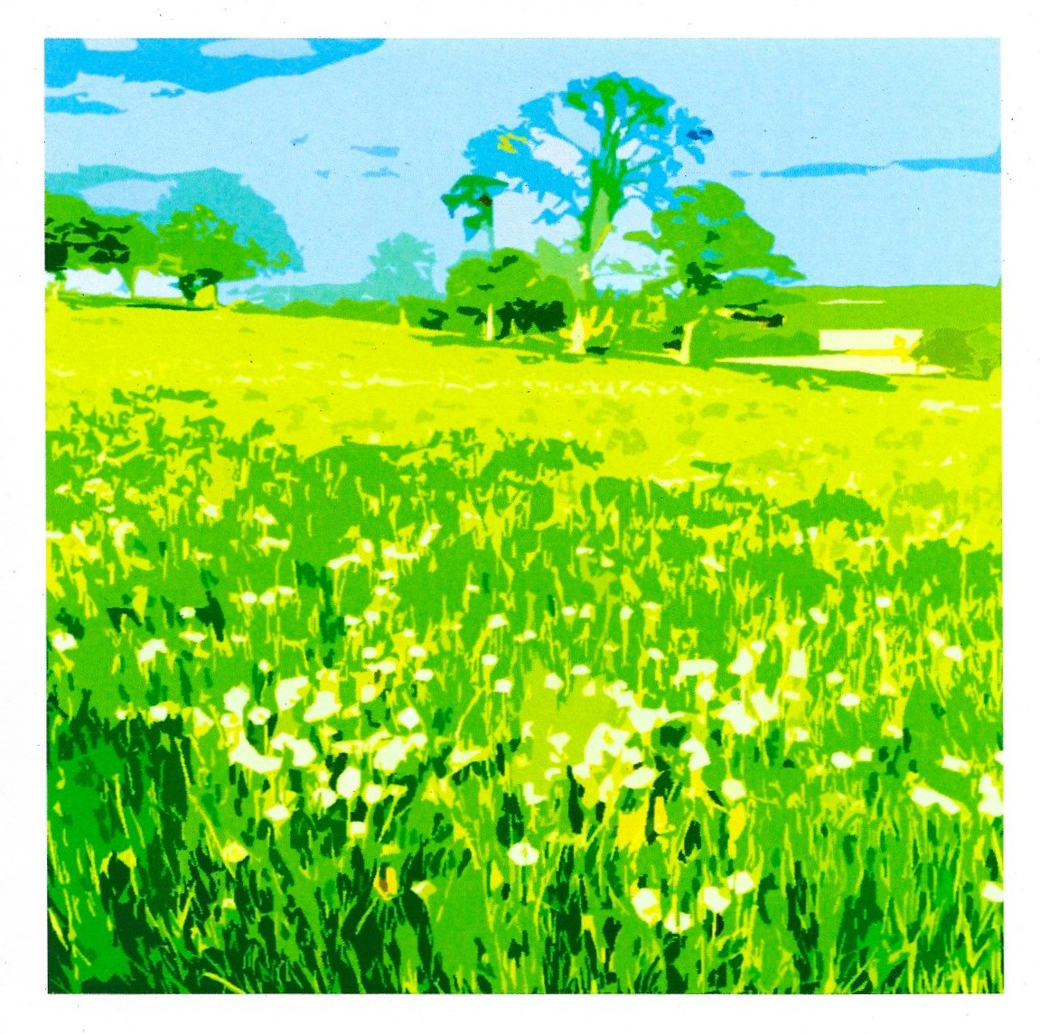 Pastures II card
