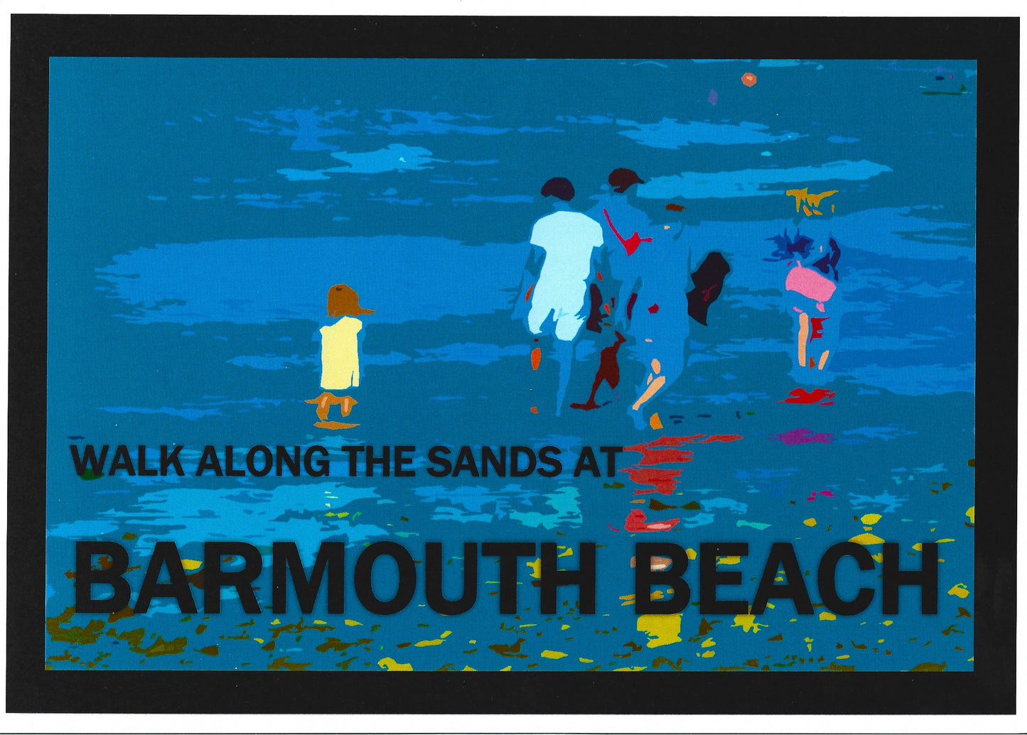Walk along the Sands at Barmouth Beach T