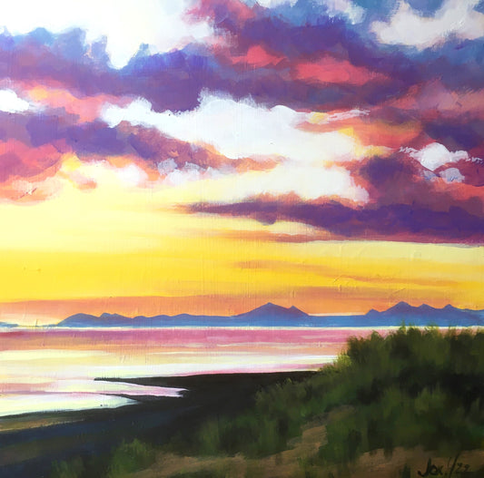 Sunset Over the Llyn*