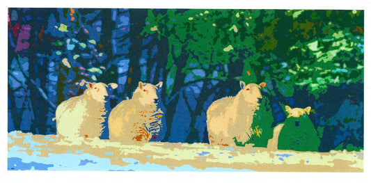 Winter Sheep III card